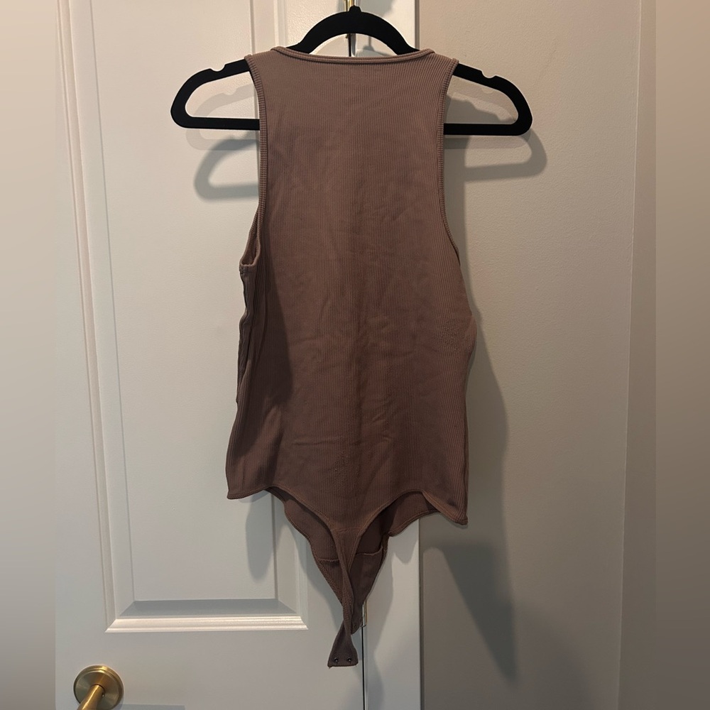 Abercrombie and Fitch Ribbed Halter Bodysuit - Picture 3 of 4